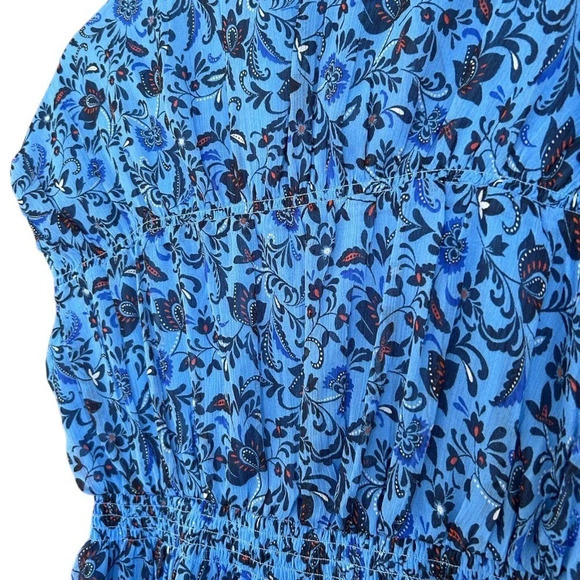 NWT Old Navy Women's Waist Defined Floral Printed Dolman Sleeve Top Size Large - Picture 12 of 12